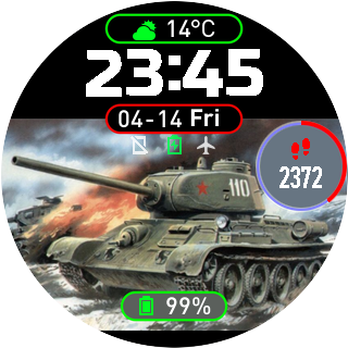 华米跃我Amazfit Pace, Stratos手表表盘