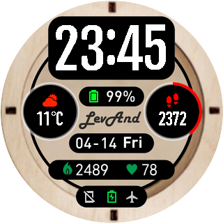 华米跃我Amazfit Pace, Stratos手表表盘
