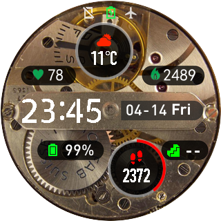 华米跃我Amazfit Pace, Stratos手表表盘