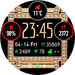 华米跃我Amazfit Pace, Stratos手表表盘