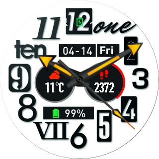 华米跃我Amazfit Pace, Stratos手表表盘