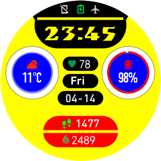 华米跃我Amazfit Pace, Stratos手表表盘