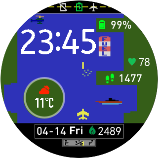 华米跃我Amazfit Pace, Stratos手表表盘