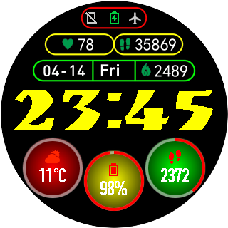 华米跃我Amazfit Pace, Stratos手表表盘