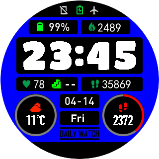 华米跃我Amazfit Pace, Stratos手表表盘