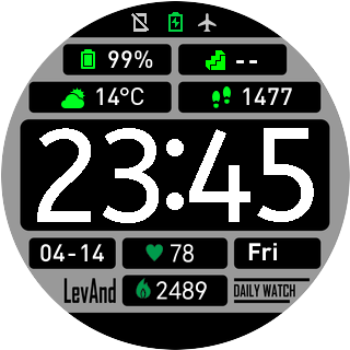 华米跃我Amazfit Pace, Stratos手表表盘