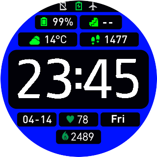 华米跃我Amazfit Pace, Stratos手表表盘