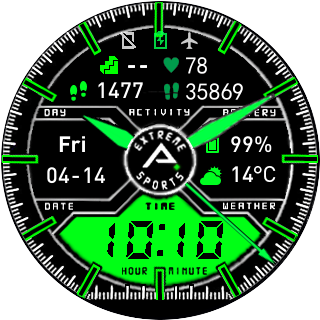 华米跃我Amazfit Pace, Stratos手表表盘