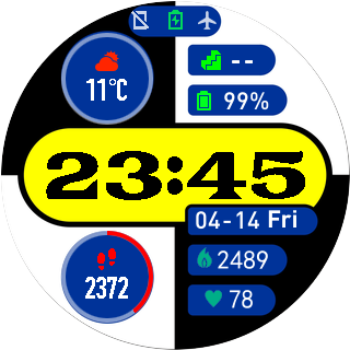 华米跃我Amazfit Pace, Stratos手表表盘