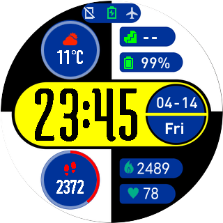 华米跃我Amazfit Pace, Stratos手表表盘