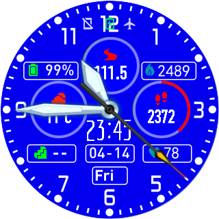 华米跃我Amazfit Pace, Stratos手表表盘