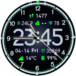 华米跃我Amazfit Pace, Stratos手表表盘