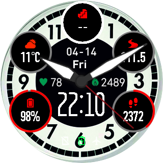 华米跃我Amazfit Pace, Stratos手表表盘