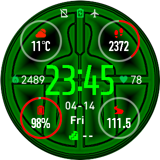 华米跃我Amazfit Pace, Stratos手表表盘