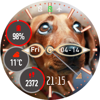 华米跃我Amazfit Pace, Stratos手表表盘