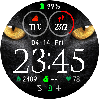 华米跃我Amazfit Pace, Stratos手表表盘