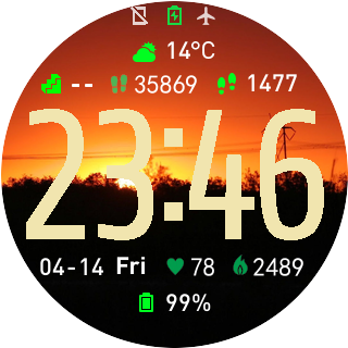 华米跃我Amazfit Pace, Stratos手表表盘