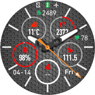 华米跃我Amazfit Pace, Stratos手表表盘