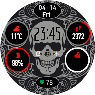 华米跃我Amazfit Pace, Stratos手表表盘