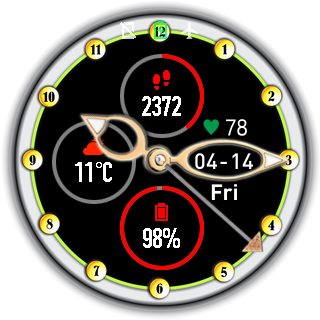华米跃我Amazfit Pace, Stratos手表表盘