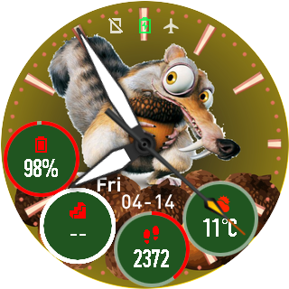 华米跃我Amazfit Pace, Stratos手表表盘