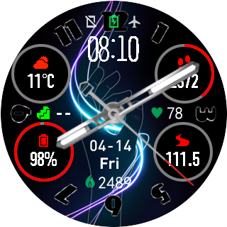 华米跃我Amazfit Pace, Stratos手表表盘