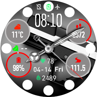 华米跃我Amazfit Pace, Stratos手表表盘