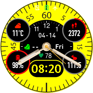 华米跃我Amazfit Pace, Stratos手表表盘