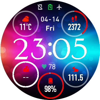 华米跃我Amazfit Pace, Stratos手表表盘