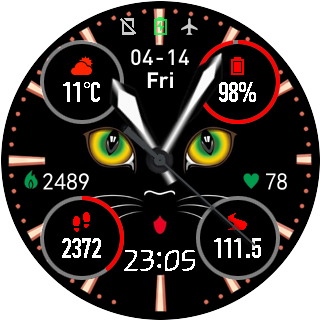 华米跃我Amazfit Pace, Stratos手表表盘