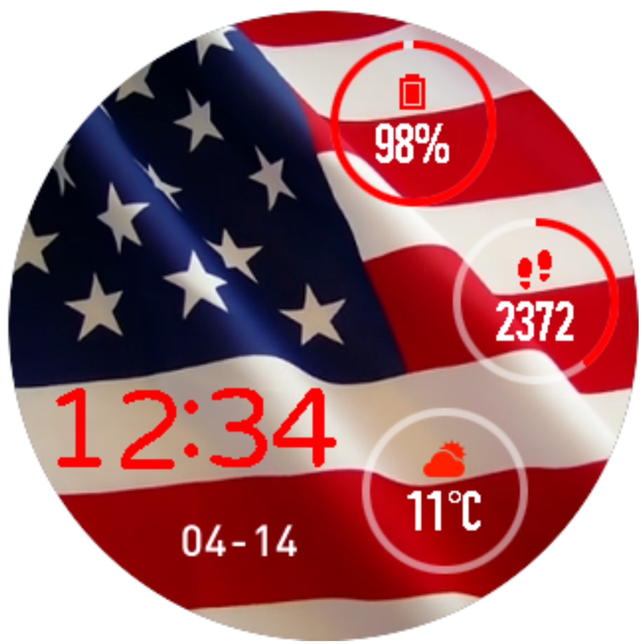 华米跃我Amazfit Pace, Stratos手表表盘