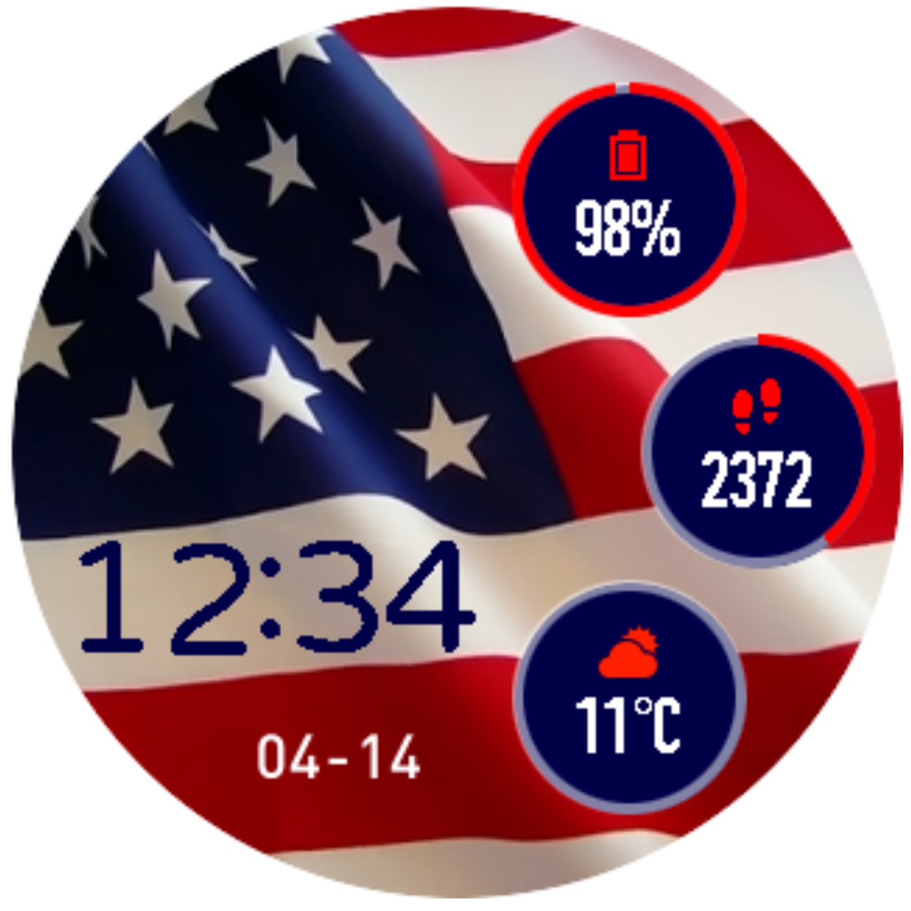 华米跃我Amazfit Pace, Stratos手表表盘