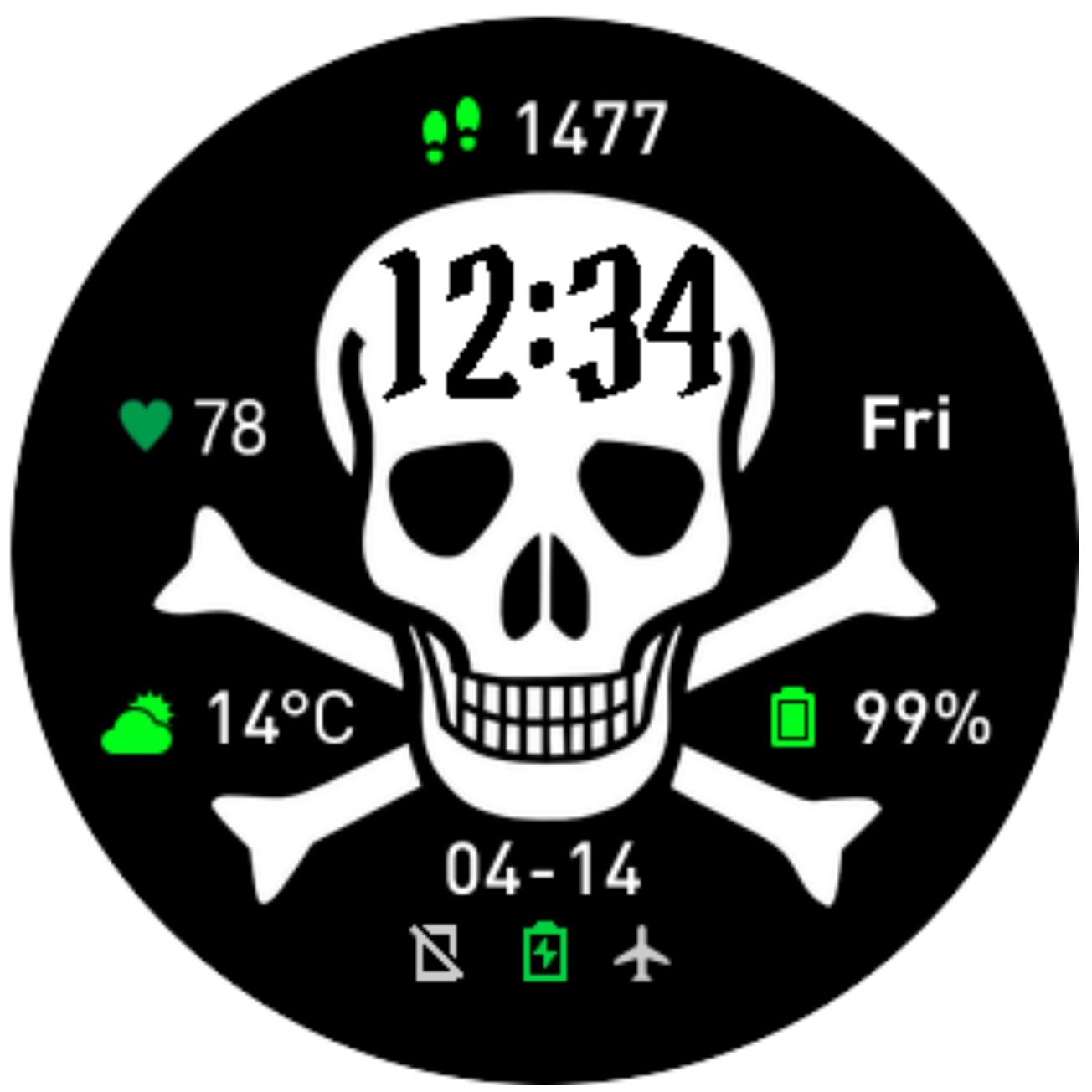 华米跃我Amazfit Pace, Stratos手表表盘
