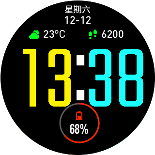 华米跃我Amazfit Pace, Stratos手表表盘
