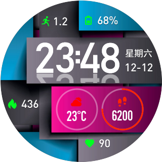 华米跃我Amazfit Pace, Stratos手表表盘
