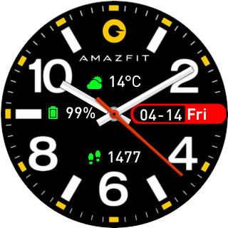 华米跃我Amazfit Pace, Stratos手表表盘