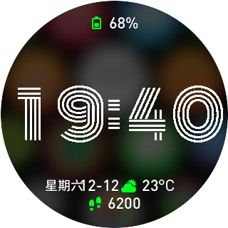华米跃我Amazfit Pace, Stratos手表表盘