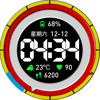 华米跃我Amazfit Pace, Stratos手表表盘