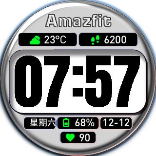 华米跃我Amazfit Pace, Stratos手表表盘