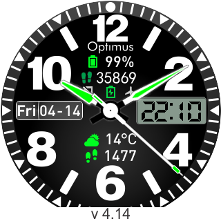 华米跃我Amazfit Pace, Stratos手表表盘