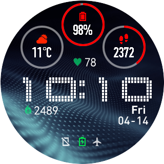 华米跃我Amazfit Pace, Stratos手表表盘