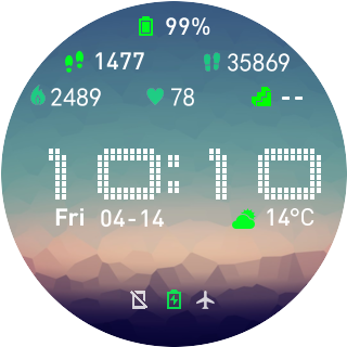 华米跃我Amazfit Pace, Stratos手表表盘