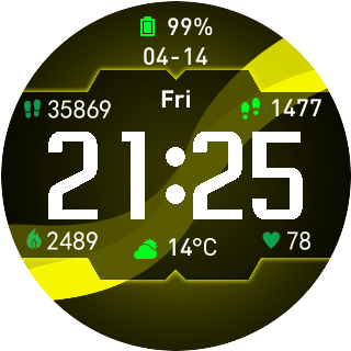 华米跃我Amazfit Pace, Stratos手表表盘