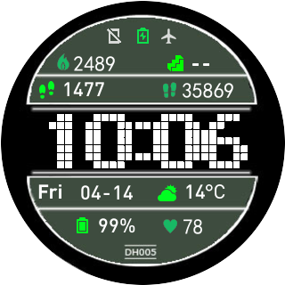华米跃我Amazfit Pace, Stratos手表表盘