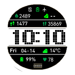 华米跃我Amazfit Pace, Stratos手表表盘