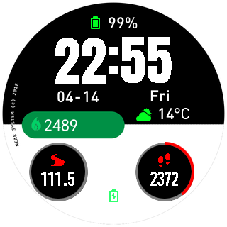 华米跃我Amazfit Pace, Stratos手表表盘