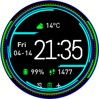华米跃我Amazfit Pace, Stratos手表表盘