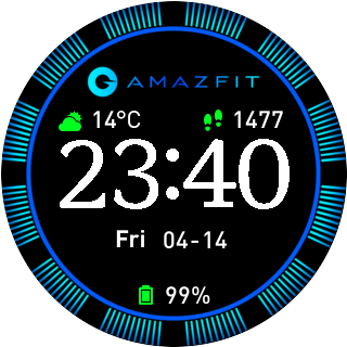 华米跃我Amazfit Pace, Stratos手表表盘