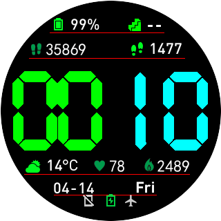华米跃我Amazfit Pace, Stratos手表表盘