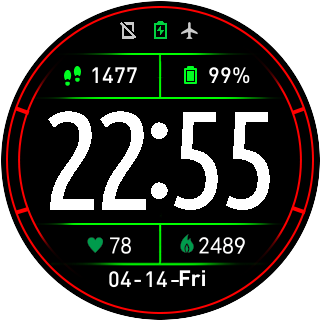 华米跃我Amazfit Pace, Stratos手表表盘